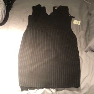 Striped business dress